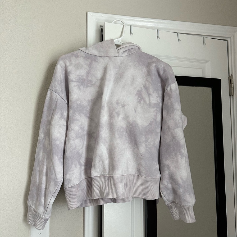 Purple Cropped Hoodie